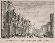 Ruine de la cathédrale Saint-Lambert