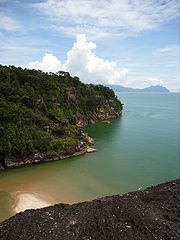 View from the Bako national parc