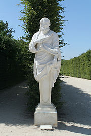 Isocrate en terme, par Pierre Granier (jardins de Versailles)