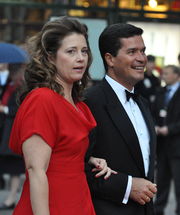 La princesse Alexia et son époux, Carlos Morales, en 2010.