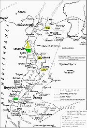 Province romaine de Syrie vers le début de l'ére chrétienne