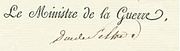 Signature Clarke, ministre de la Guerre (1813).jpg