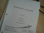 Stargate Atlantis script.jpg