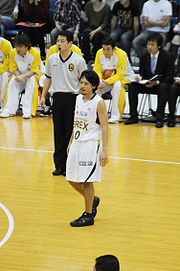 Yuta Tabuse sous le maillot du Link Tochigi Brex.