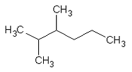 Représentations du 2,3-diméthylhexane