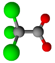 Représentations de l'ion trichloroacétate