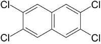 Structure du 2,3,6,7-Tétrachloronaphthalène