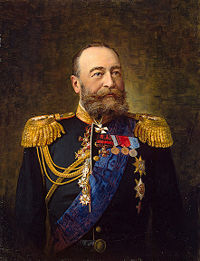 Portrait de l'amiral Evgueni Ivanovitch Alexeïev peint par Alexandre Fiodorovitch Perchakov, Musée de l'Ermitage à Saint-Pétersbourg