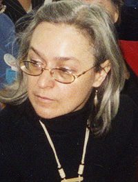 Anna Politkovskaïa en 2004