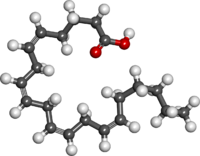Structure de l'acide arachidonique