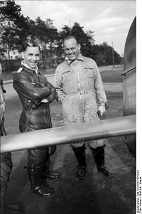 Günther Specht (à gauche) en juillet 1944