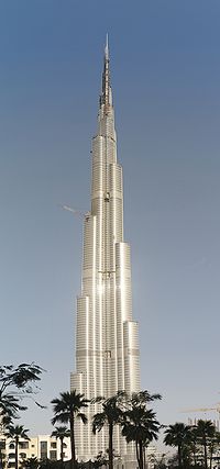 La tour Burj Dubaï au 20 mars 2008