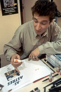 Thierry Cailleteau au Festival  international de la bande dessinée d'Angoulême en 1989.
