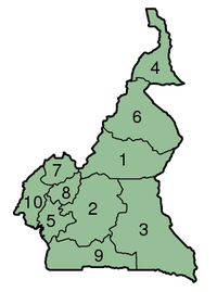 Les provinces du Cameroun