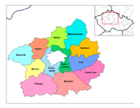 Districts of Central Bohemia