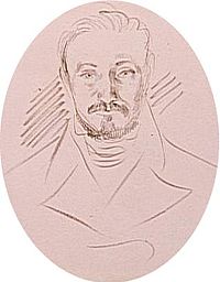 Portrait par son frère, le peintre Eugène Delacroix
