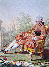 Tableau par Carmontelle, 1766 - Musée Condé, Chantilly