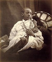 Alemayehou Téwodros en juillet 1868