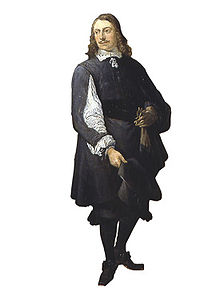 Autoportrait (extrait de la toile Le gouverneur Léopold-Guillaume et sa collection de tableaux à Bruxelles)