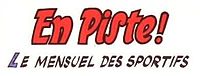 Bandeau publicitaire du magazine En piste !