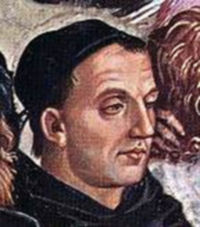 Portrait posthume de Fra Angelico par Luca Signorelli, Cathédrale d'Orvieto