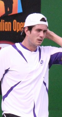 Guillermo Garcia-Lopez 2007 Australian Open mens doubles 1.jpg