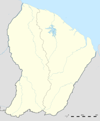 Localisation de Saint-Laurent-du-Maroni en Guyane.