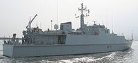 Le HMS Bangor britannique