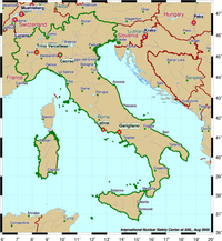 Italy Nuclear power plants map.png