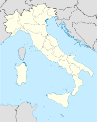 Le carré rouge indique la ville de Naples