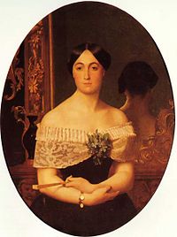 Portrait de Madame de LamartineJean-Léon Gérôme, musée Ingres
