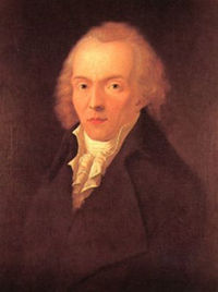 Portrait de Jean Paul réalisé par Heinrich Pfenninger autour de 1797-1798.