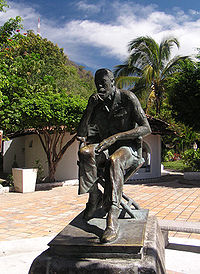 Statue de John Huston à Puerto Vallarta, Mexique
