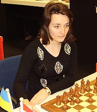 Kateryna Lahno au tournoi Corus en janvier 2006