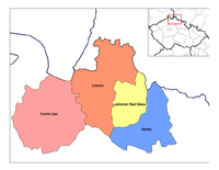 Districts of Liberec