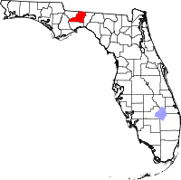 Comté de Leon dans l'État de Floride