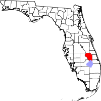 Map of Florida highlighting Okeechobee County.svg