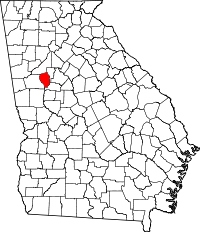 Map of Georgia highlighting Fayette County.svg