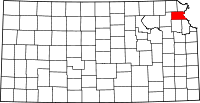 Map of Kansas highlighting Atchison County.svg
