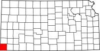 Map of Kansas highlighting Morton County.svg