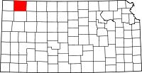 Map of Kansas highlighting Rawlins County.svg