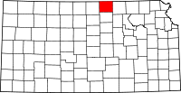 Map of Kansas highlighting Republic County.svg