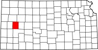 Map of Kansas highlighting Scott County.svg