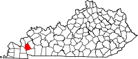 Map of Kentucky highlighting Lyon County.svg