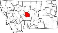 Map of Montana highlighting Judith Basin County.svg