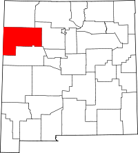 Map of New Mexico highlighting McKinley County.svg