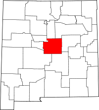 Map of New Mexico highlighting Torrance County.svg