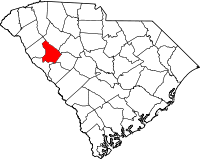 Map of South Carolina highlighting Greenwood County.svg
