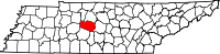 Map of Tennessee highlighting Williamson County.svg