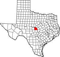 Map of Texas highlighting San Saba County.svg